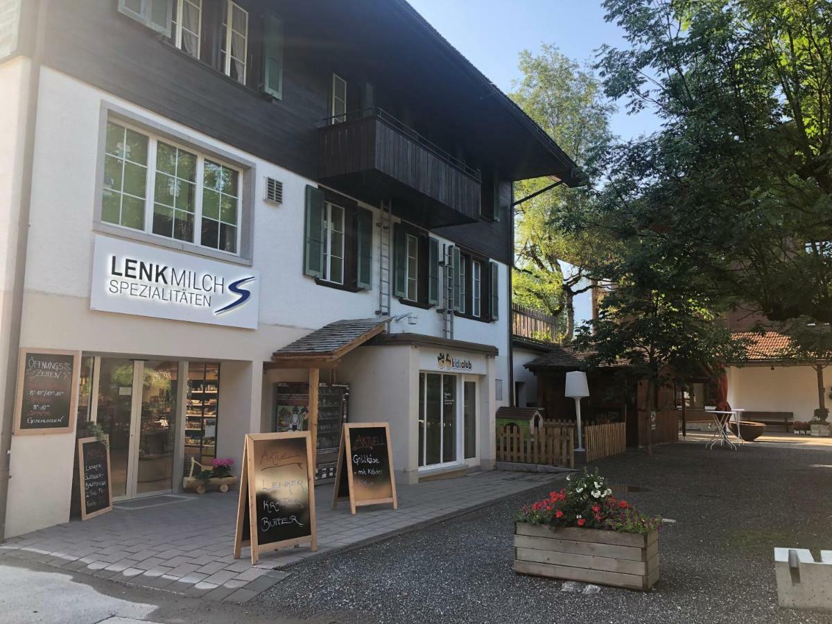 Hotel Krone Budget Lenk Eksteriør bilde